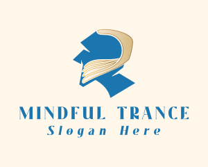 Mindful Head Hand logo design