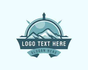 Explore - Outdoor Exploration Compass logo design