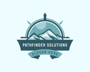 Wayfinding - Outdoor Exploration Compass logo design