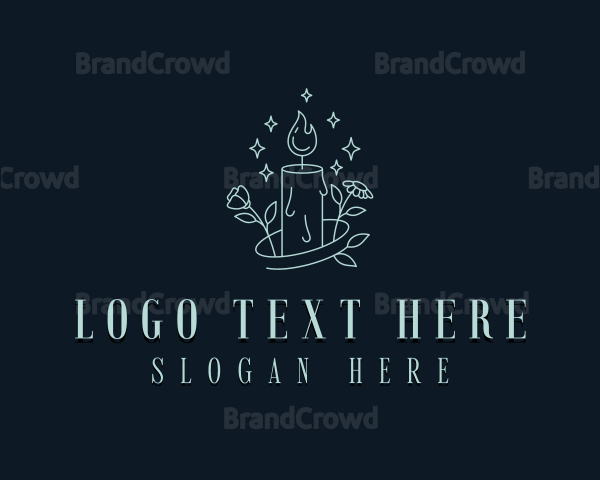 Floral Scented Candle Logo