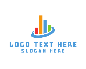 Loop - Accounting Statistic Orbit logo design