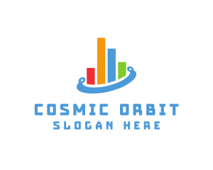 Accounting Statistic Orbit logo design