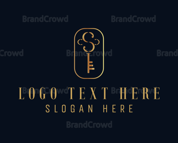 Elegant Letter S Key Logo