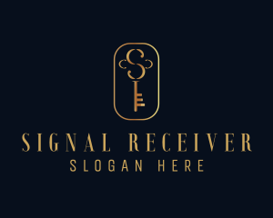 Elegant Letter S Key logo design