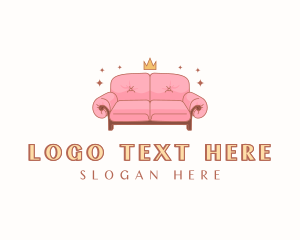 Couch - Crown Sofa Furniture logo design