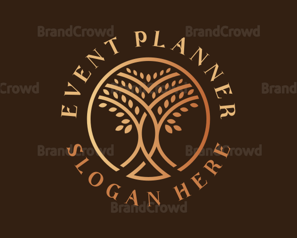 Nature Tree Branch Leaves Logo
