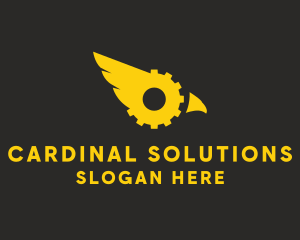 Cardinal - Industrial Eagle Gear logo design