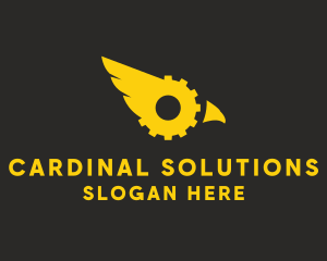 Industrial Eagle Gear logo design