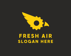 Industrial Eagle Gear logo design