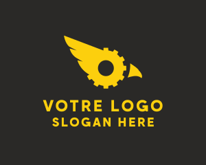 Machinery - Industrial Eagle Gear logo design