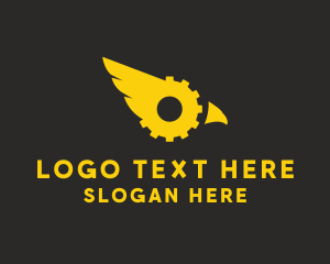 Animal - Industrial Eagle Gear logo design