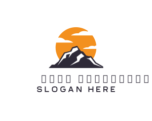 Mountain Climbing Peak Logo