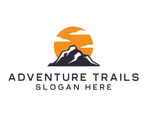 Mountain Climbing Peak logo design