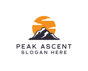 Climb - Mountain Climbing Peak logo design