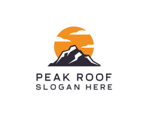 Mountain Climbing Peak logo design