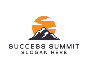 Mountain Climbing Peak logo design