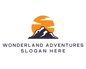 Mountain Climbing Peak logo design