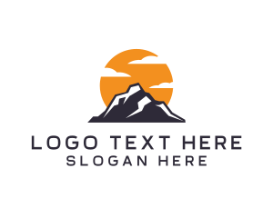 Mountain Climbing Peak Logo