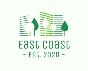  Eco Park Building logo design