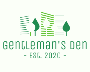  Eco Park Building logo design