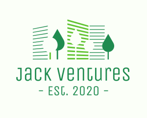  Eco Park Building logo design