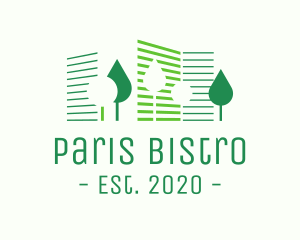  Eco Park Building logo design