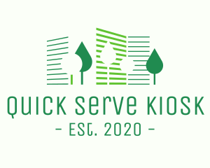  Eco Park Building logo design