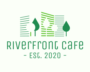  Eco Park Building logo design