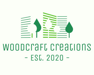  Eco Park Building logo design