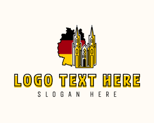 Map - Germany Architectural Structure logo design