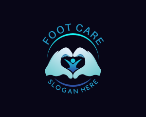 Heart Hands Foundation logo design