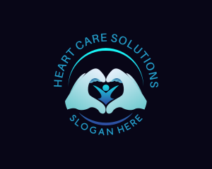 Heart Hands Foundation logo design