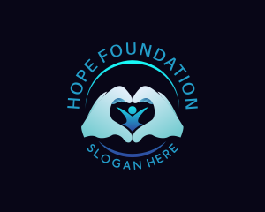 Nonprofit - Heart Hands Foundation logo design