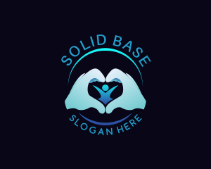 Foundation - Heart Hands Foundation logo design