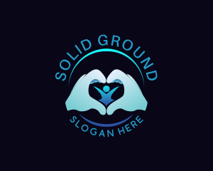 Foundation - Heart Hands Foundation logo design