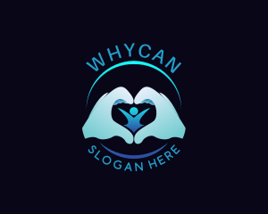 Heart Hands Foundation logo design