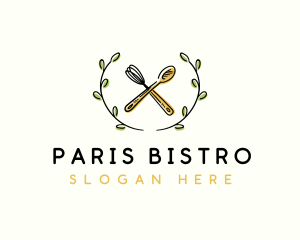 Whisk Spoon Cooking logo design