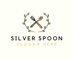 Whisk Spoon Cooking logo design