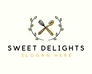 Whisk Spoon Cooking logo design