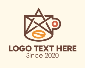 Superstar - Star Coffee Shop logo design