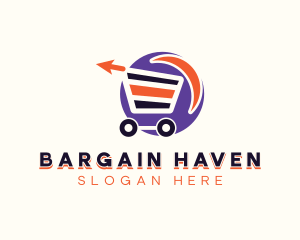 Sale - Shopping Cart Sale logo design