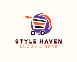 Shopping Cart Sale logo design