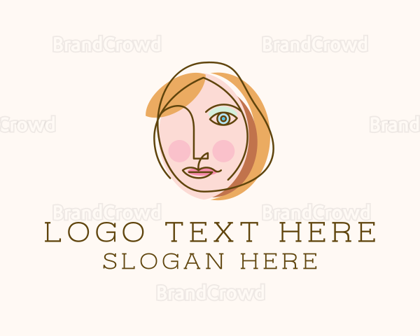 Beauty Woman Makeup Logo