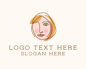 Makeup - Beauty Woman Makeup logo design