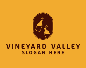 Winery - Classy Bottle Winery logo design