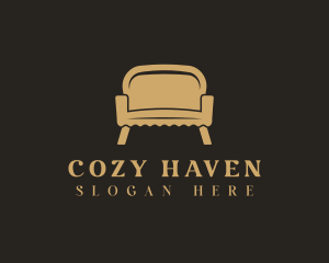 Couch - Chair Furniture Couch logo design