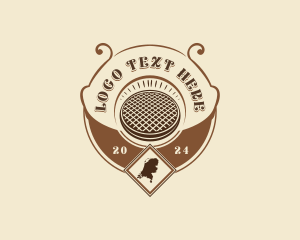 Map - Netherlands Waffle Pastry logo design