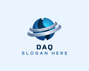 Planetarium - Digital Cyber Planet logo design
