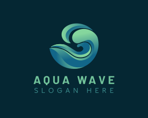 Ocean - Ocean Waves Surfer logo design