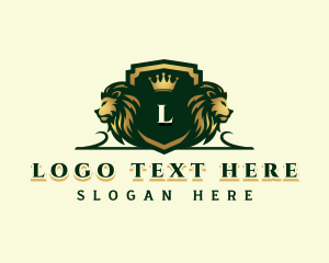 Corporate - Luxury Lion Shield logo design